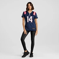 Women's Nike Steve Grogan Navy New England Patriots Game Retired Player Jersey