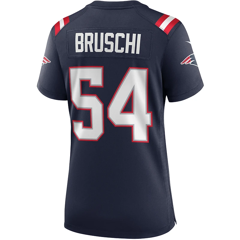 Maillot de joueur retraité Nike Tedy Bruschi pour femme, bleu marine, New England Patriots Game