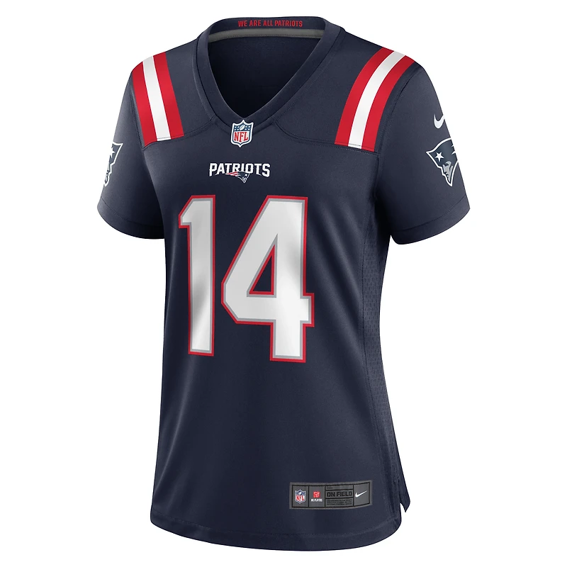 Women's Nike Tristan Vizcaino Navy New England Patriots Home Game Player Jersey