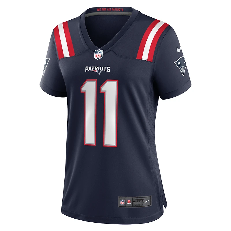 Women's Nike Tyquan Thornton Navy New England Patriots Game Jersey