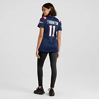 Women's Nike Tyquan Thornton Navy New England Patriots Game Jersey