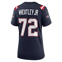 Women's Nike Tyrone Wheatley Navy New England Patriots Game Jersey