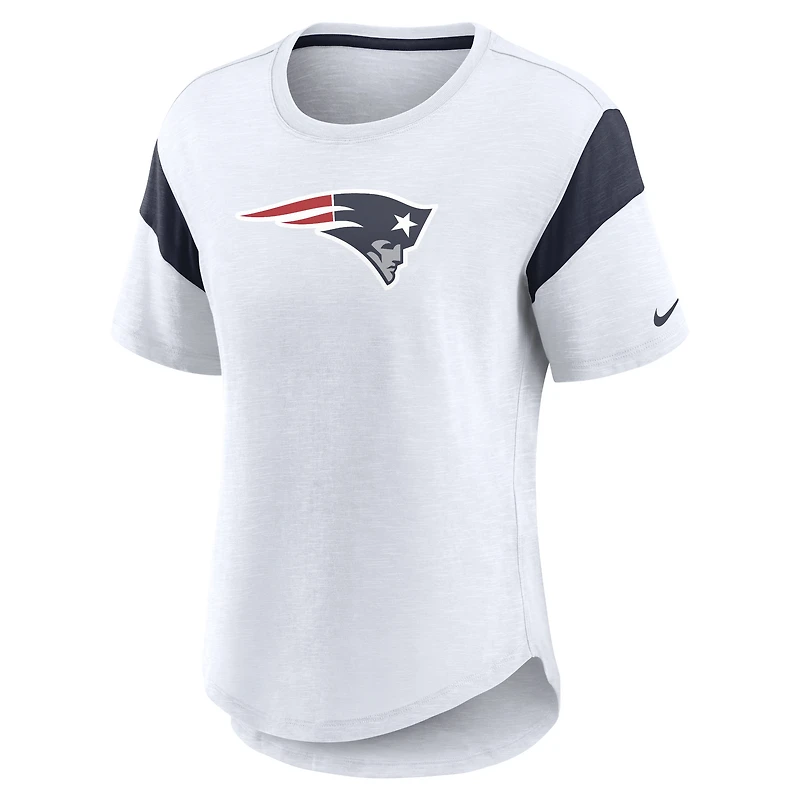 Women's Nike White New England Patriots Fashion T-Shirt