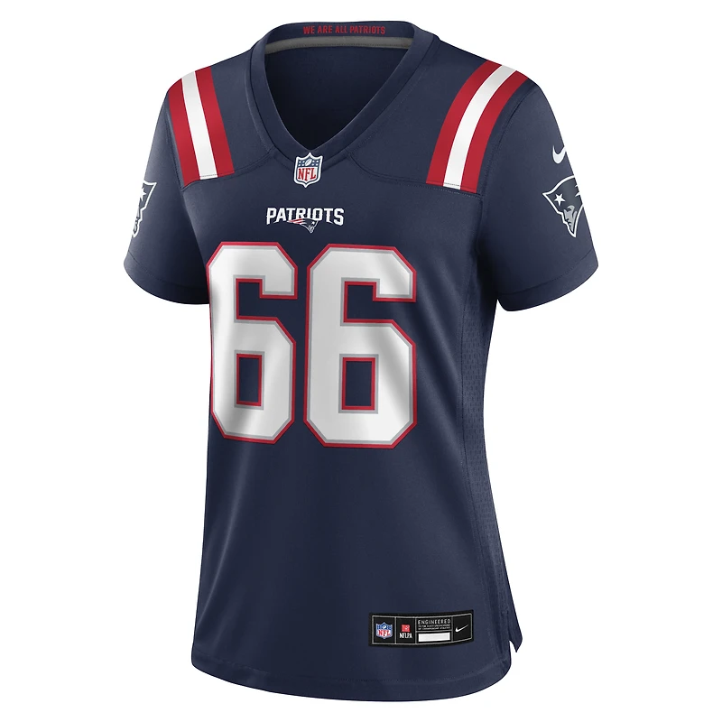 Women's Nike Will Campbell  Navy New England Patriots Team Game Jersey