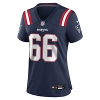 Women's Nike Will Campbell  Navy New England Patriots Team Game Jersey