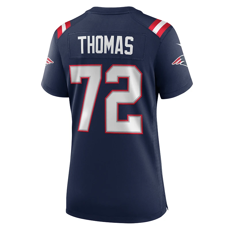 Women's Nike Zach Thomas  Navy New England Patriots Game Jersey