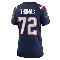 Women's Nike Zach Thomas  Navy New England Patriots Game Jersey