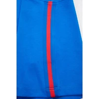 Women's Pro Standard  Royal New England Patriots Ombre Wordmark Classic Cropped Tank Top