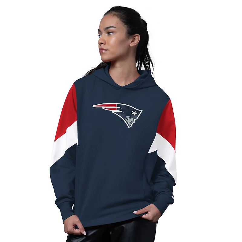 Sweat à capuche bleu marine Starter Scrimmage pour femme des New England Patriots