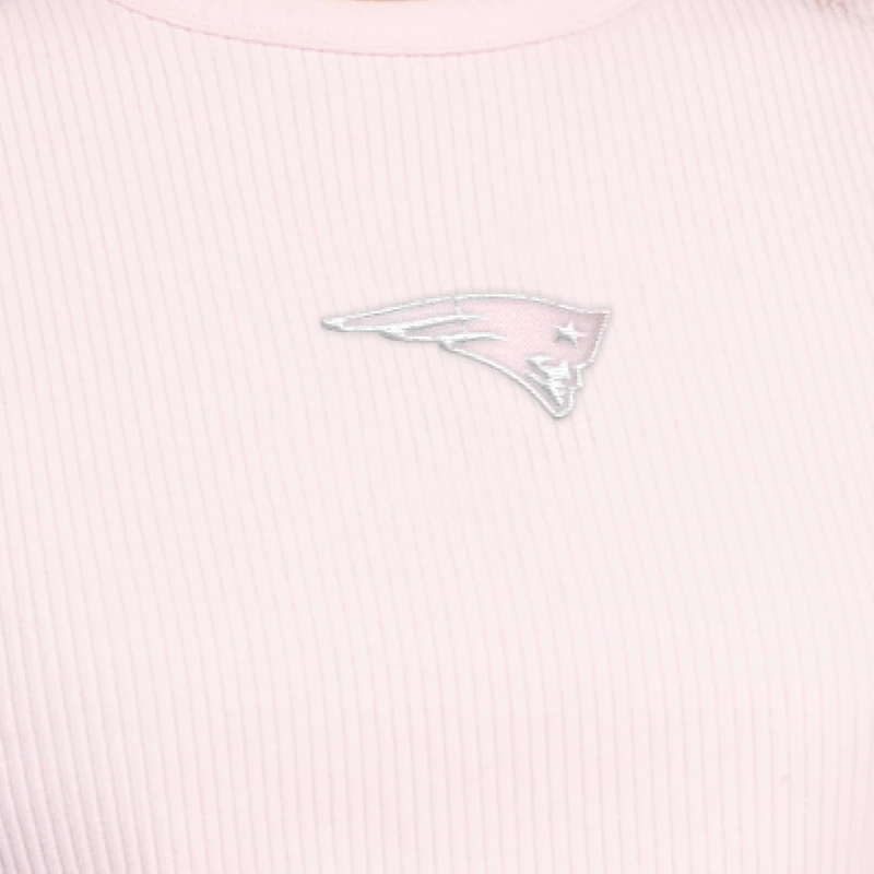 Women's Starter Pastel Pink New England Patriots Travel Pastels Cropped Tank