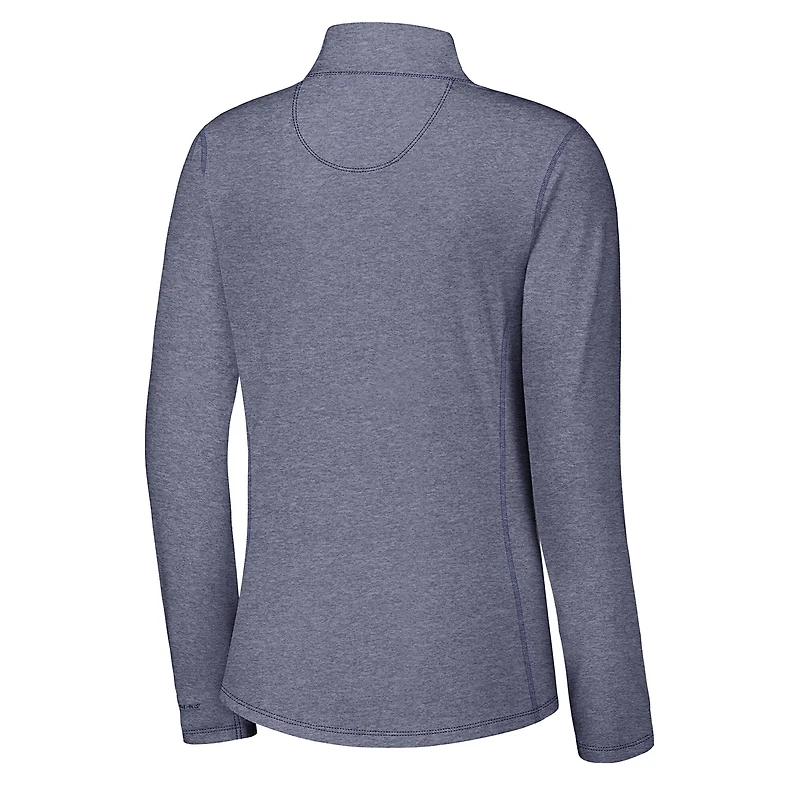 Veste zippée quart de tour Tommy Bahama bleu marine New England Patriots Sport Playa Vista IslandZone pour femme