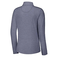 Women's Tommy Bahama Navy New England Patriots Sport Playa Vista IslandZone Quarter-Zip Jacket
