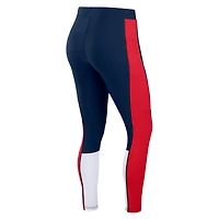 Women's WEAR by Erin Andrews Navy New England Patriots Color Block Leggings