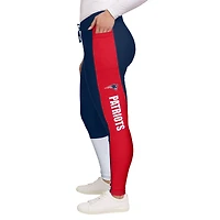 Women's WEAR by Erin Andrews Navy New England Patriots Color Block Leggings