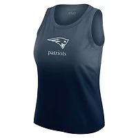 Women's WEAR by Erin Andrews x Gracie Hunt Navy New England Patriots Ombre Tank Top