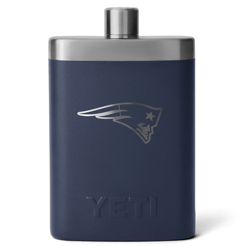 YETI Navy New England Patriots 7oz. Flask