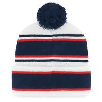 Bonnet en tricot à revers Stripling New England Patriots '47 pour jeunes avec pompon