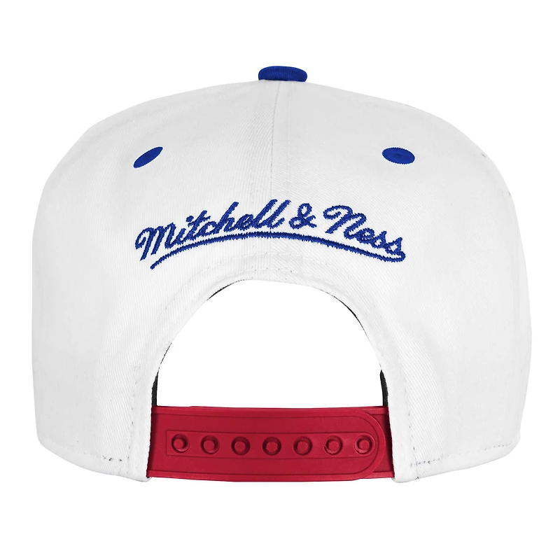 Youth Mitchell & Ness Royal New England Patriots Retrodome Precurved Adjustable Hat