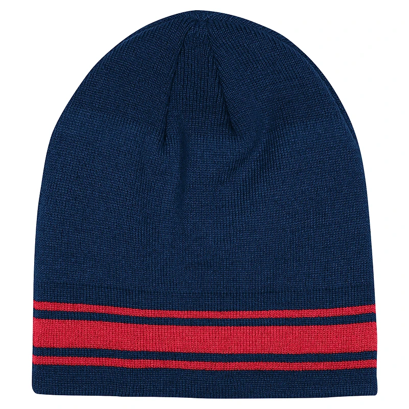 Youth Navy New England Patriots Retro Knit Beanie