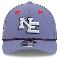 Youth New Era  Meadow Blue New England Patriots 2025 Rivalries Collection 9FORTY A-Frame Adjustable Hat