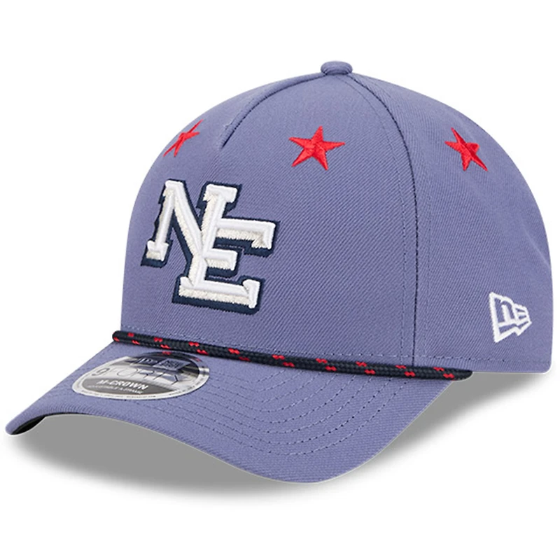 Youth New Era  Meadow Blue New England Patriots 2025 Rivalries Collection 9FORTY A-Frame Adjustable Hat