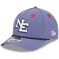 Youth New Era  Meadow Blue New England Patriots 2025 Rivalries Collection 9FORTY A-Frame Adjustable Hat