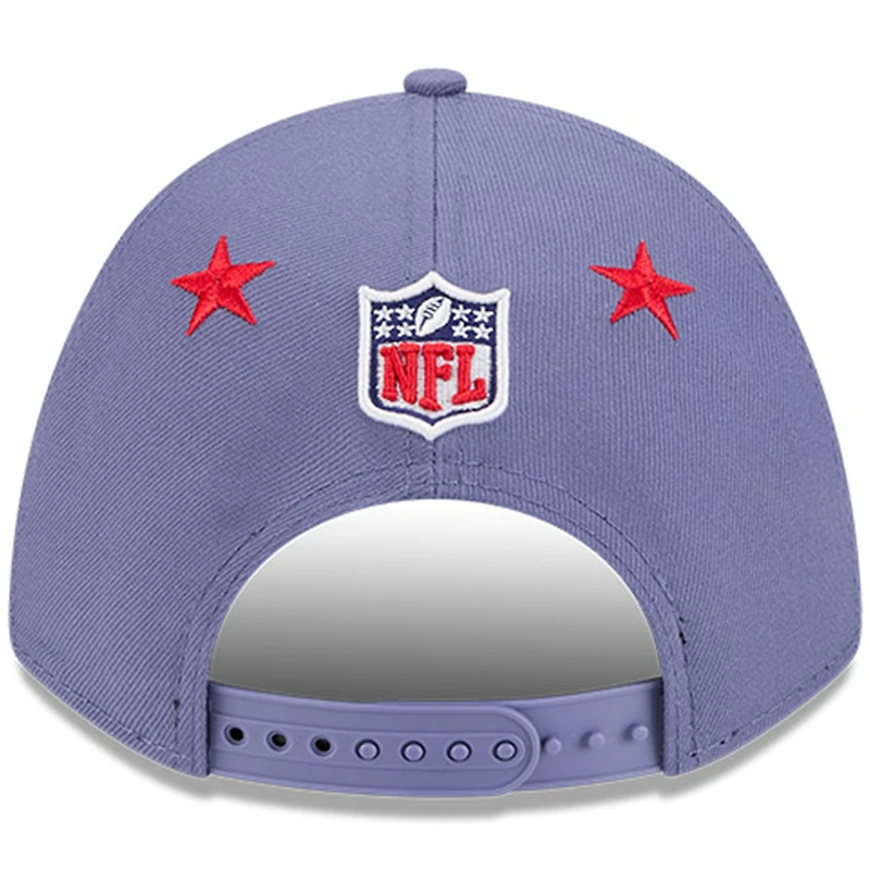 Youth New Era  Meadow Blue New England Patriots 2025 Rivalries Collection 9FORTY A-Frame Adjustable Hat