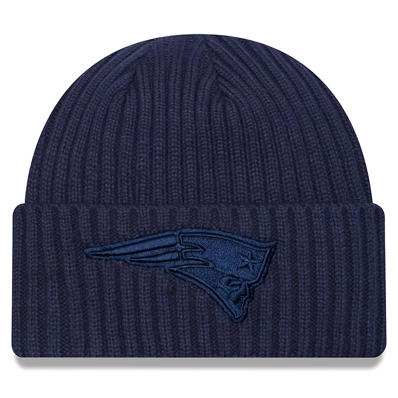 Youth New Era  Navy New England Patriots Color Pack Cuffed Knit Hat