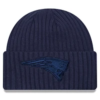 Youth New Era  Navy New England Patriots Color Pack Cuffed Knit Hat