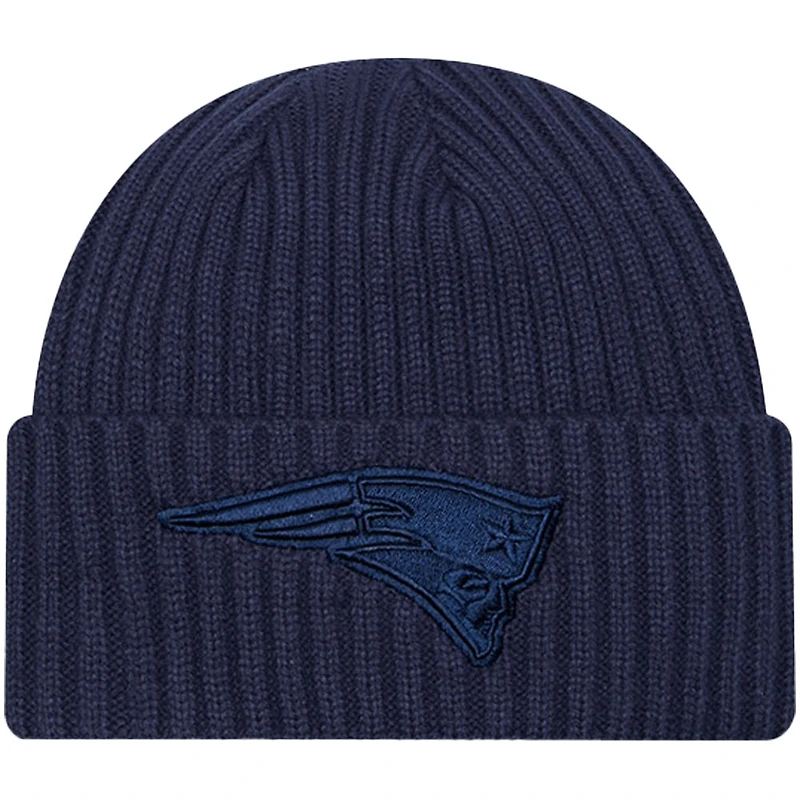 Youth New Era  Navy New England Patriots Color Pack Cuffed Knit Hat