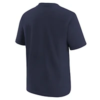 Youth Nike Navy New England Patriots Logo T-Shirt