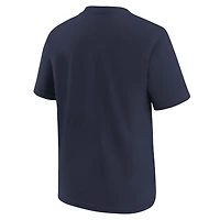 Youth Nike  Navy New England Patriots Logo T-Shirt