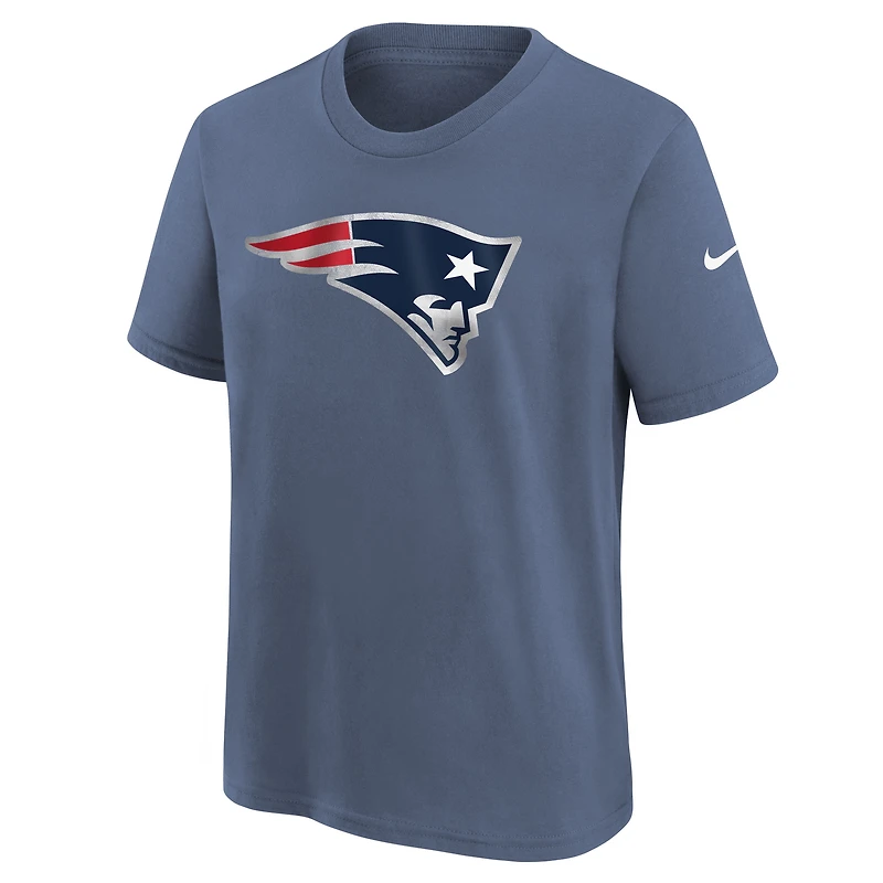 Youth Nike  Storm Blue New England Patriots 2025 Rivalries Collection T-Shirt