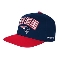 Youth Outerstuff  Navy New England Patriots Essentials Snapback Hat