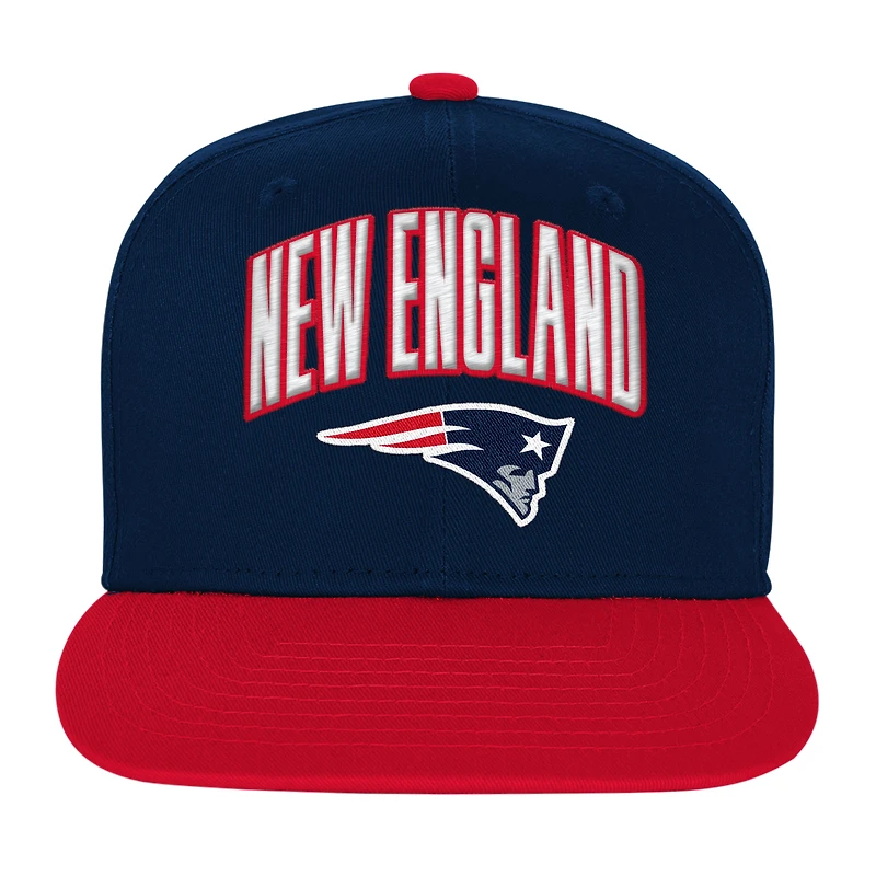 Youth Outerstuff Navy New England Patriots Essentials Snapback Hat