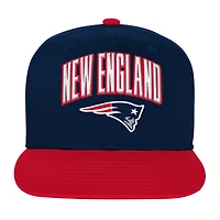 Youth Outerstuff  Navy New England Patriots Essentials Snapback Hat