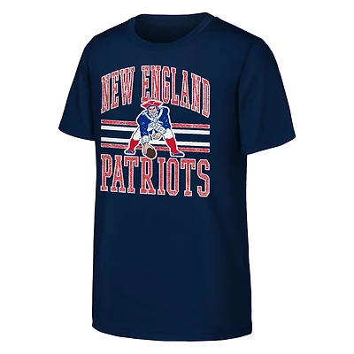Youth Outerstuff Navy New England Patriots Thrift Style T-Shirt