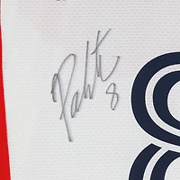 Maillot adidas blanc dédicacé par Matt Polster des New England Revolution (n° 8) pour la saison 2024 de la MLS - Taille M