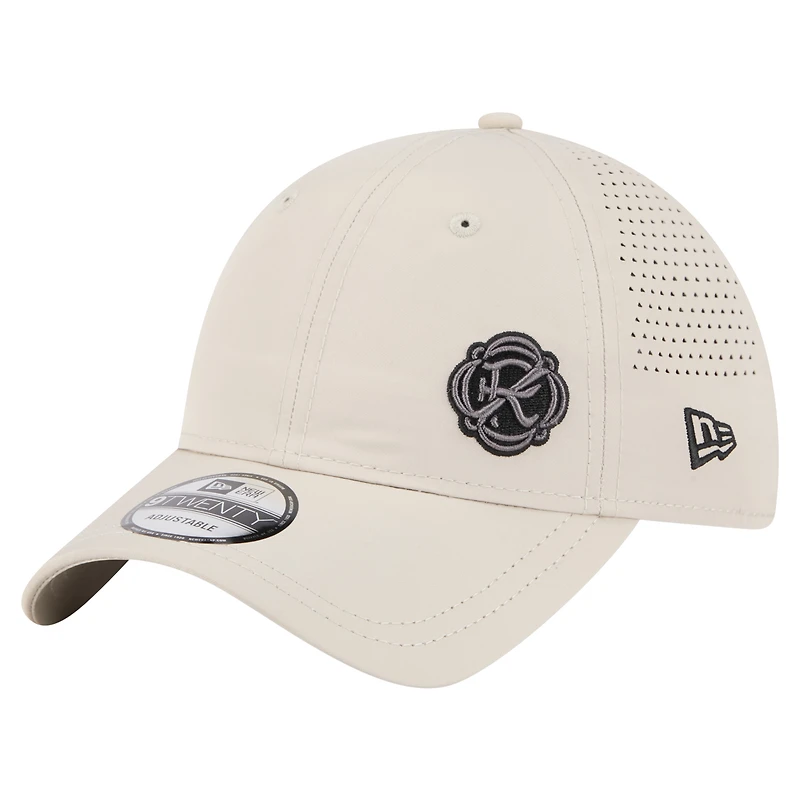 Men's New Era Tan New England Revolution Active 9TWENTY Adjustable Hat