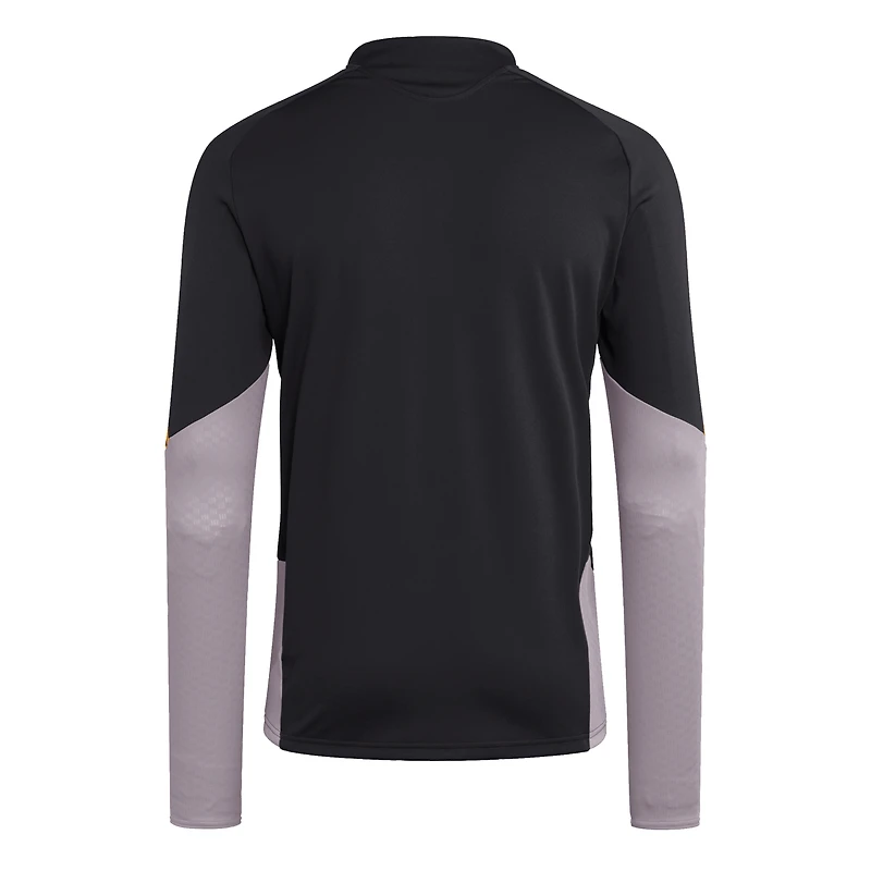 Haut d'entraînement à fermeture éclair quart de tour Tiro Competition New England Revolution 2026 pour homme, noir, adidas