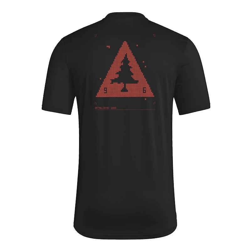Men's adidas Black New England Revolution AEROREADY Pregame T-Shirt