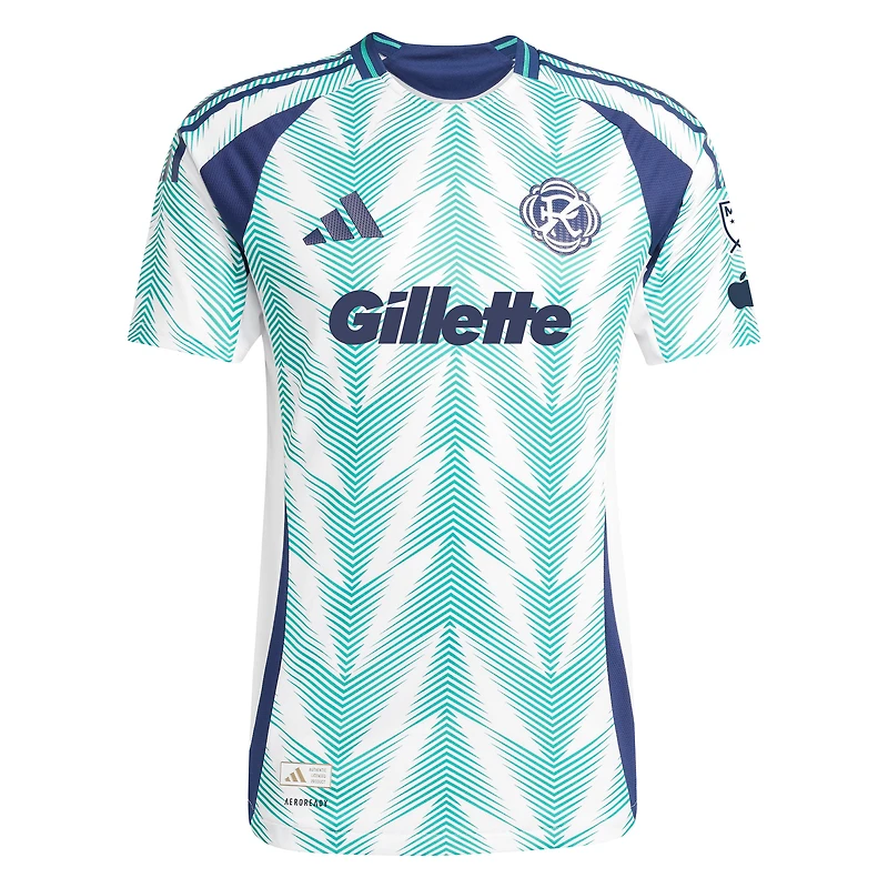 Men's adidas Carles Gil White New England Revolution 2025 Eastern Pine x Flag of Authentic Player Jersey