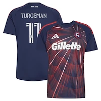 Men's adidas Dor Turgeman Blue New England Revolution  2026 Independence Day Replica Jersey