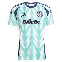 Men's adidas Leonardo Campana White New England Revolution 2025 Eastern Pine x Flag of Replica Player Jersey