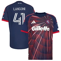 Men's adidas Luca Langoni Blue New England Revolution 2026 Independence Day On-Field Authentic Jersey