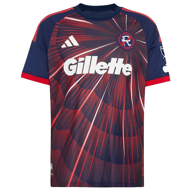 Maillot authentique adidas Luca Langoni bleu New England Revolution 2026 Independence Day pour homme