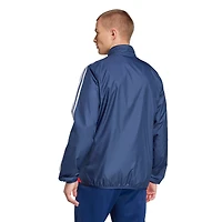 Men's adidas Navy/White New England Revolution 2025 Anthem Reversible Full-Zip Jacket