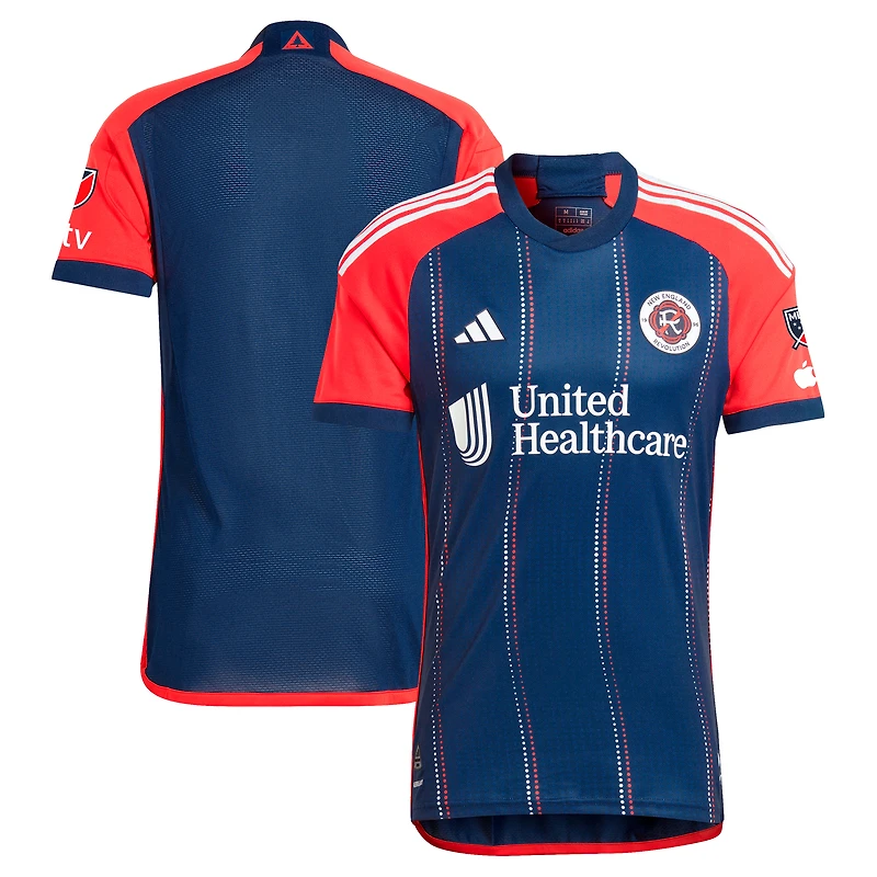 Maillot adidas New England Revolution 2024 Boston Tea Party authentique pour homme