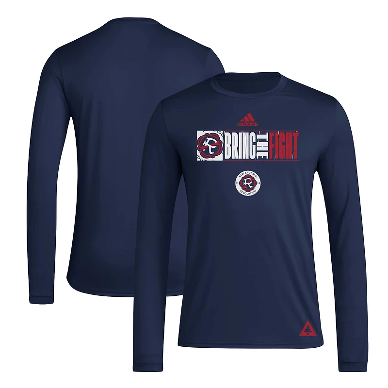 T-shirt à manches longues adidas New England Revolution 2024 Jersey Hook AEROREADY pour homme