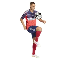 Short adidas bleu marine New England Revolution 2025 Archive Collection Authentic pour homme